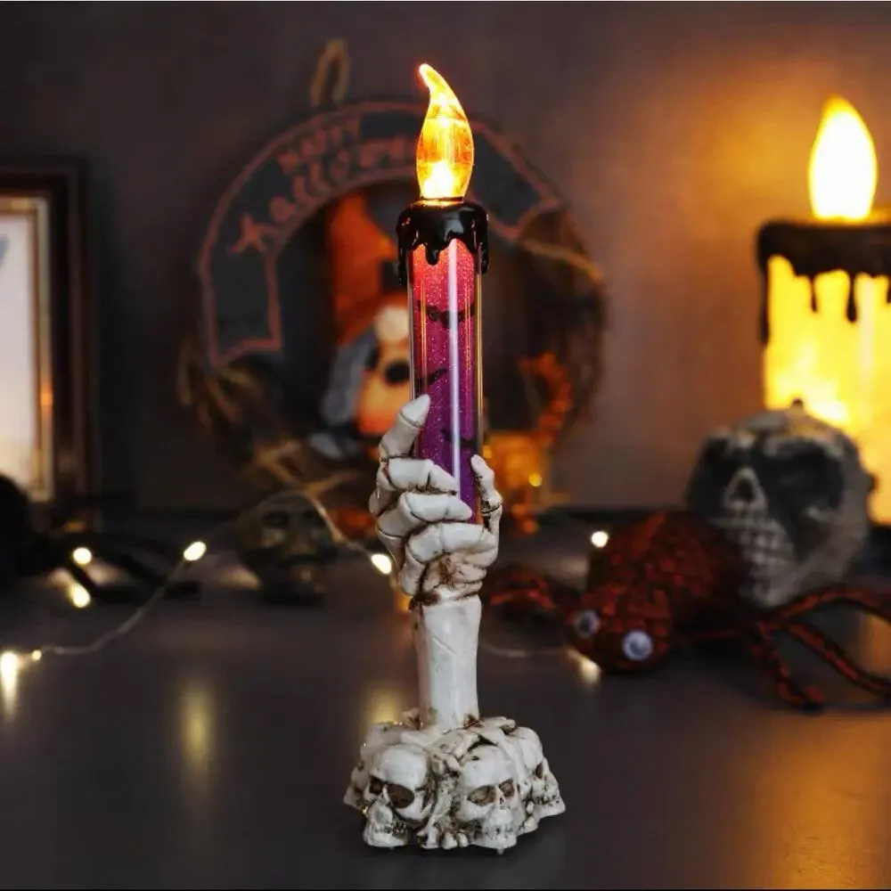 Ghost Hand LED Candle Lamp Spooky Halloween Indoor Party Decor Holiday Gift